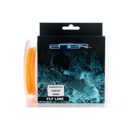 Enter NYMPHING FLY LINE FLOATING 0.62mm Orange 100ft